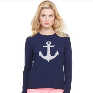 Vineyard Vines Navy Anchor sweater size L